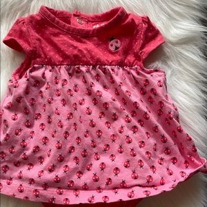 0-3 Months. Lady bug jumper Child Of Mine Made By Carter’s. Great condition.